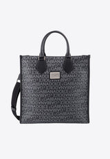 Dolce 
Gabbana Medium Coated Jacquard Tote Bag  BM2273AJ705_8B969