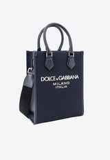 Dolce 
Gabbana Small Logo Tote Bag Blue BM2123AG182_8C653