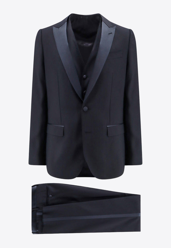 Dolce 
Gabbana Tailored Wool Tuxedo Suit - Set of 3 Blue GK2WMTGG829_B6712