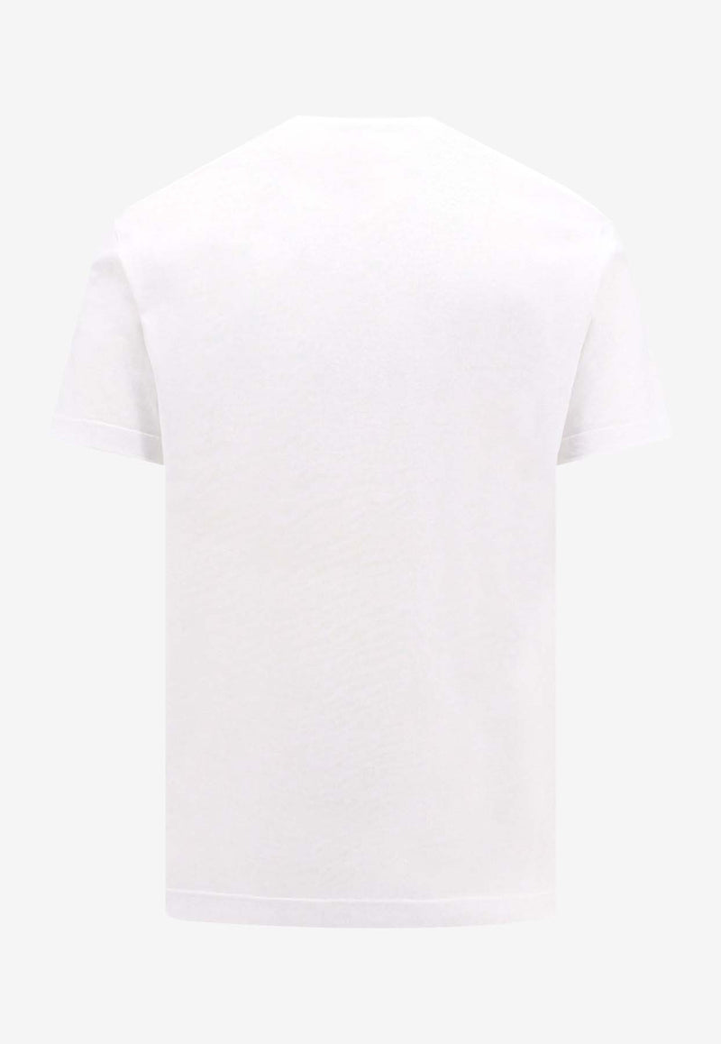 Dolce 
Gabbana DG Milano Crewneck T-shirt White G8PD7ZG7B9X_W0800