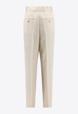 Toteme Double-Pince Tailored Pants White 234WRB847FB0065_007