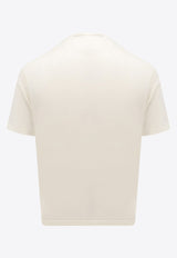 Palm Angels Studded Monogram T-shirt White PMAA001R24JER005_0377