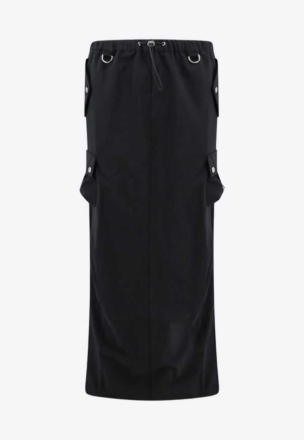 Coperni Cargo Maxi Skirt Black COPJ21BIS106C_BLACK