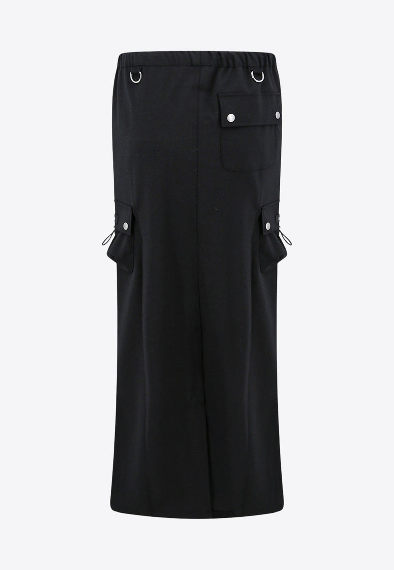 Coperni Cargo Maxi Skirt Black COPJ21BIS106C_BLACK