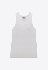 Coperni Logo Embroidered Tank Top White COPJS12510_OPTWHT