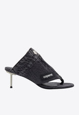 Coperni 70 Open Denim Thong Sandals Gray COPSH51202_GREY