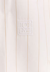 Toteme Long-Sleeved Striped Shirt White 234WRT810FB0119_P115