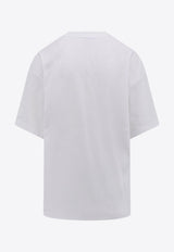 Lanvin Logo Patch Crewneck T-shirt White TS0022J207_01