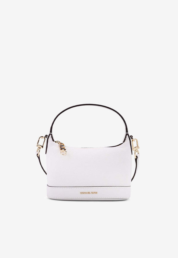 Michael Kors Small Wythe Leather Crossbody Bag White 32R4GWGC5L_085