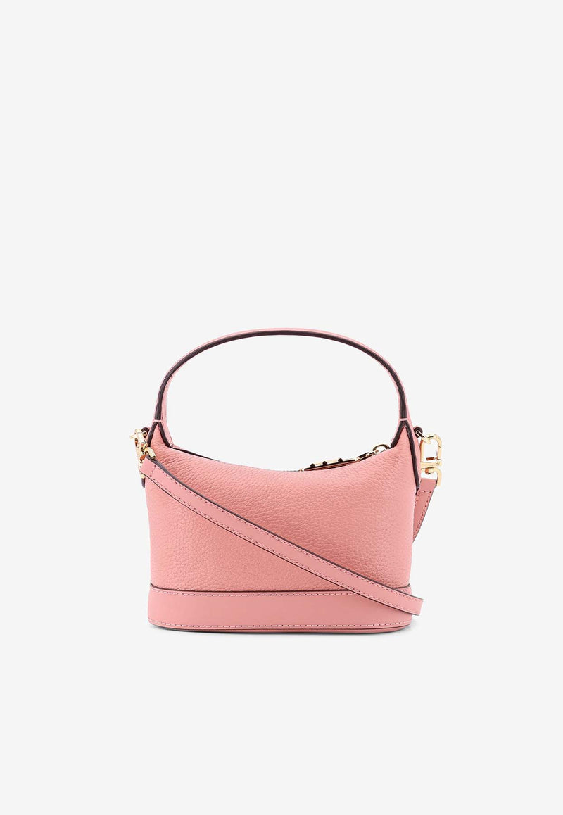 Michael Kors Small Wythe Leather Crossbody Bag Pink 32R4GWGC5L_689