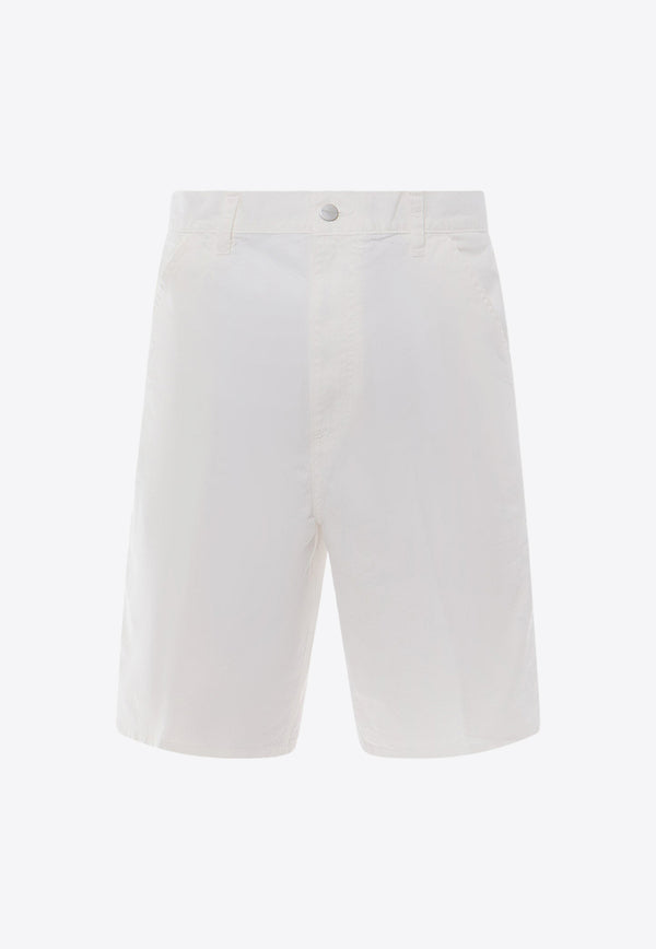 Carhartt Wip Single Knee Bermuda Shorts White I031504_35002