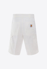 Carhartt Wip Single Knee Bermuda Shorts White I031504_35002