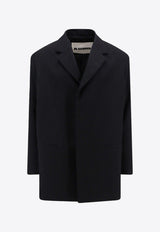 Jil Sander Oversized Single-Breasted Wool Blazer Black J22BN0168J40002_001