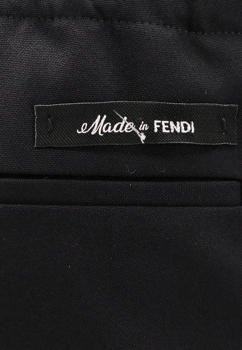 Fendi Tailored Wool Pants Black FB0979AR8S_F0QA1