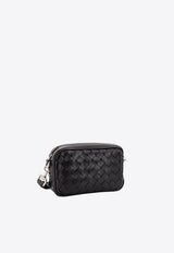 Bottega Veneta Mini Intrecciato Leather Camera Bag Black 765911V2HL1_8803