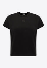 Alexander Wang Crewneck Logo T-shirt Black 4CC3221358_001