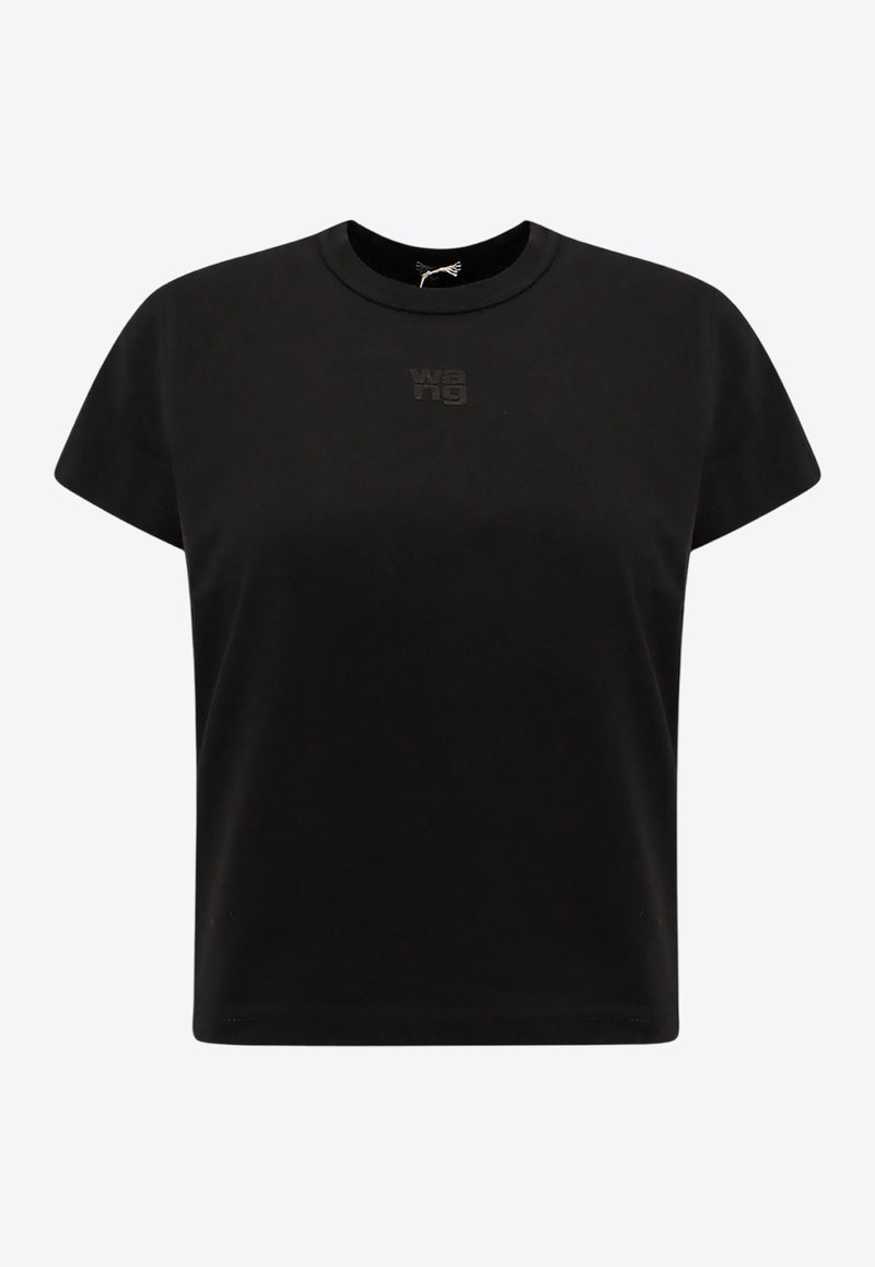 Alexander Wang Crewneck Logo T-shirt Black 4CC3221358_001