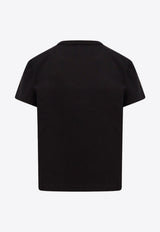 Alexander Wang Crewneck Logo T-shirt Black 4CC3221358_001