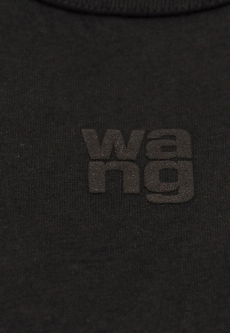 Alexander Wang Crewneck Logo T-shirt Black 4CC3221358_001