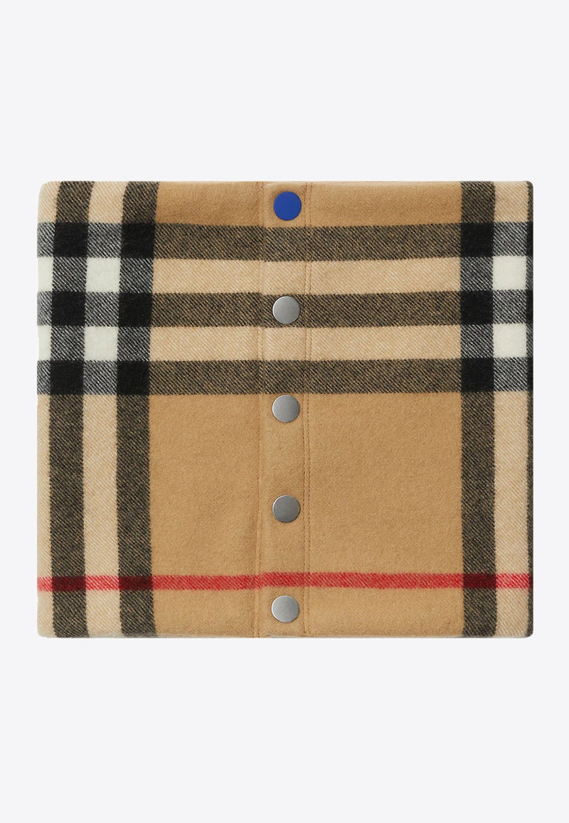 Burberry Checked Cashmere Snood 8083273_A7026