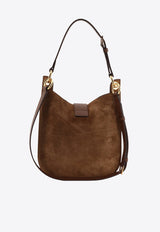 Tom Ford Small Tara Suede Shoulder Bag Brown L1764LCL068G_1B033