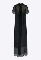 Khaite The Essie Semi-Sheer Maxi Dress Black 5386382_200