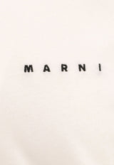 Marni Logo Embroidered T-shirt White HUMU0198X1UTCZ57_00W01