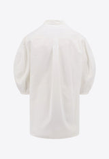 Chloé Puff-Sleeved Poplin Blouse C24SHT18141_24U