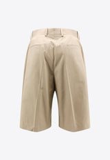 Salvatore Ferragamo Tailored Bermuda short Beige 143485770260_SAND