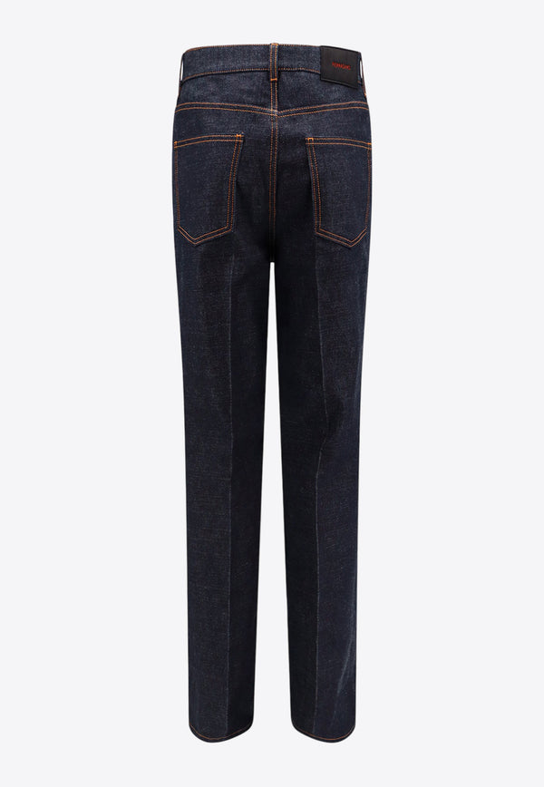 Salvatore Ferragamo Straight-Leg Jeans 143676771171_DENIM Blue