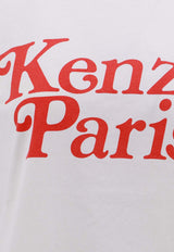 Kenzo Logo Print Crewneck T-shirt White FE52TS1184SO_02