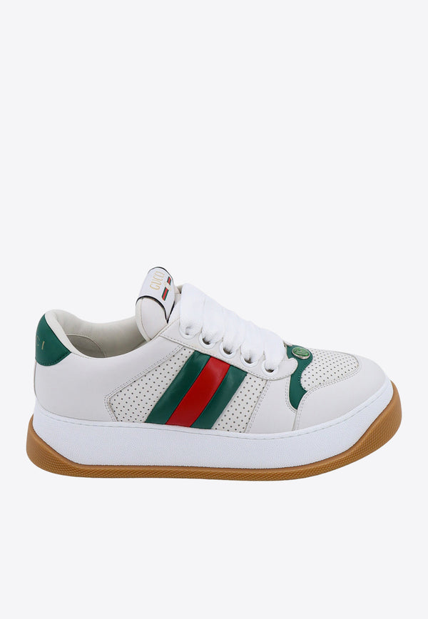 Gucci Screener Web Low-Top Sneakers White 771457AAC0S_9063