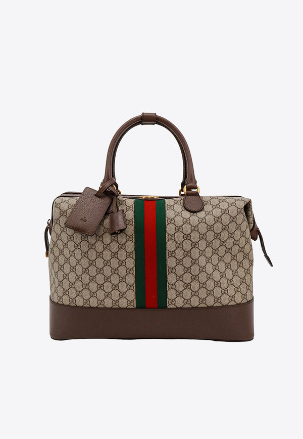 Gucci Savoy GG Supreme Duffle Bag Beige 76329596IWT_8745