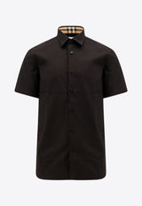 Burberry Sherfield Embroidered Logo Shirt Black 8079596_A1189