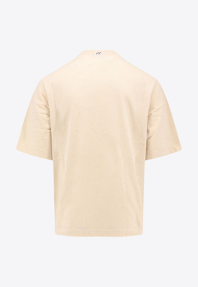 Burberry EKD Patch T-shirt Beige 8080813_B7348