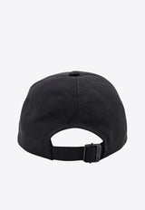 Saint Laurent Logo Embroidered Baseball Cap Black 7780633YP19_1000