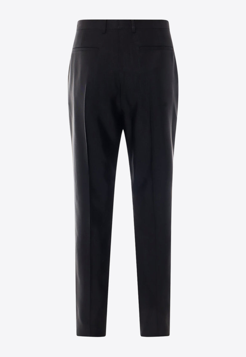 Saint Laurent Wool-Blend Tailored Pants 774421Y6D38_1000