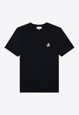 Maison Kitsuné Fox Patch Crewneck T-shirt Black MM00125KJ0008_P199