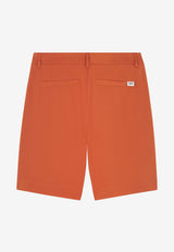 Maison Kitsuné Logo Patch Bermuda Shorts Orange MM01402WW0074_P674