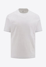 Brunello Cucinelli Basic Crewneck T-shirt White M0B137427_CW787