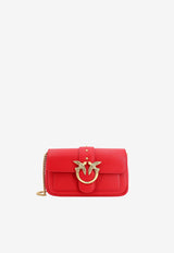 PINKO Pocket Love Chain Crossbody Bag Red 100061A0F1_R30Q