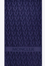 Moncler Monogram Beach Towel Blue 0913D000040U347_742