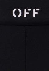 Off-White OFF Stamp Leggings Black OWCD023C99JER001_1001