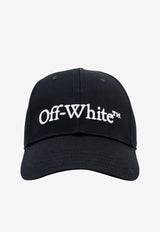 Off-White Logo Embroidered Baseball Cap Black OMLB052C99FAB001_1001