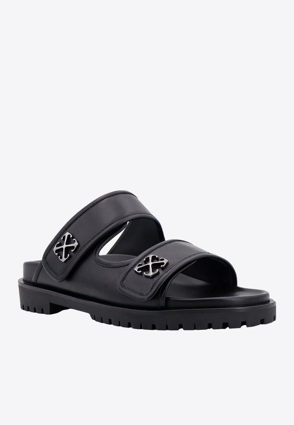 Off-White Arrow Plaque Flat Sandals OMIH008S24LEA001_1072