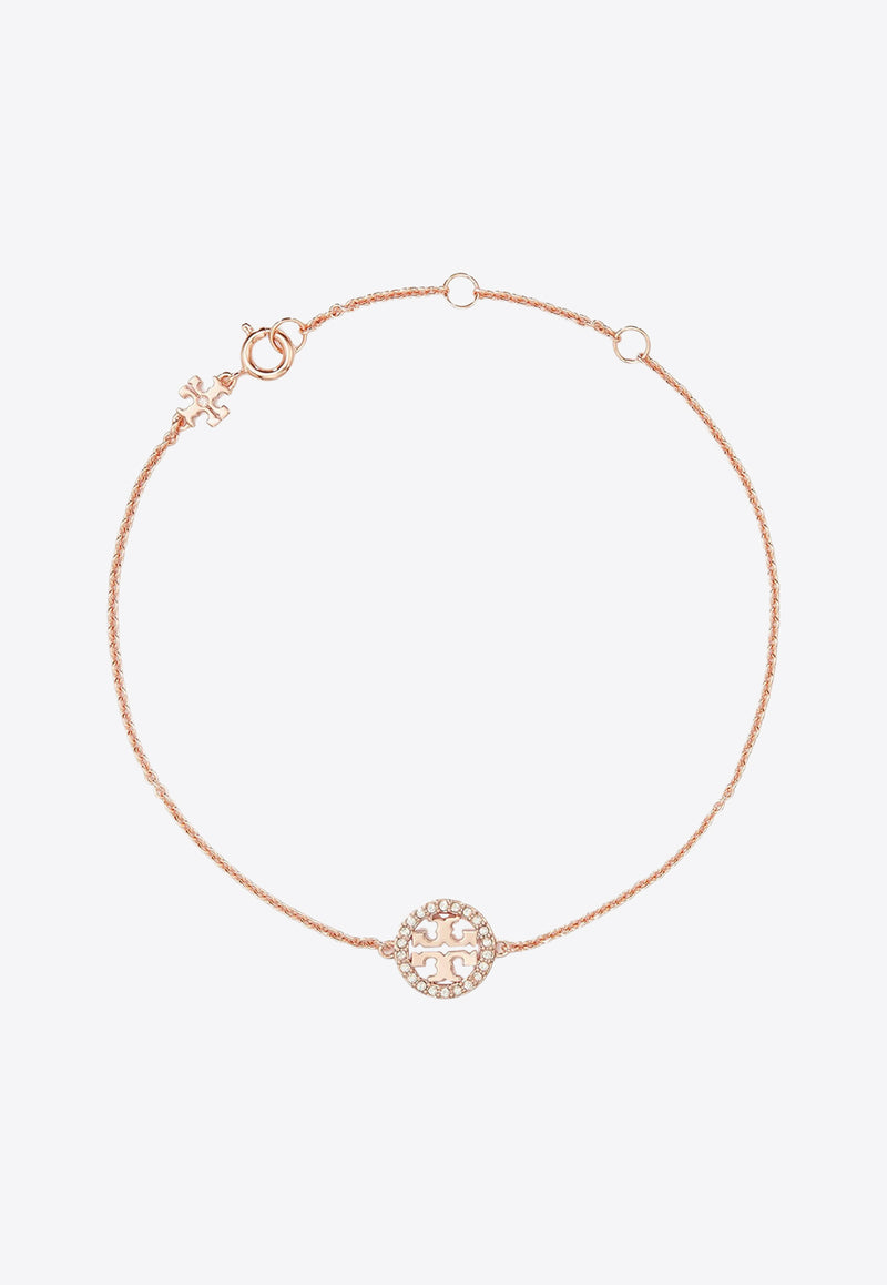 Tory Burch Miller Paved Chain-Link Bracelet Rose Gold 80997_696