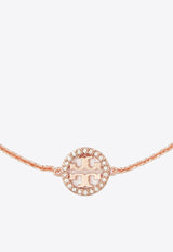 Tory Burch Miller Paved Chain-Link Bracelet Rose Gold 80997_696