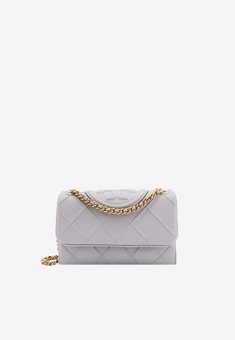 Tory Burch Small Fleming Chain Shoulder Bag Gray 139060_029