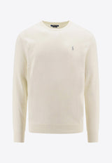 Polo Ralph Lauren Embroidered Logo Sweater White 710890558_007