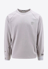 C.P. Company Metropolis Logo Patch Sweatshirt Gray 16CLSS017A006452W_913